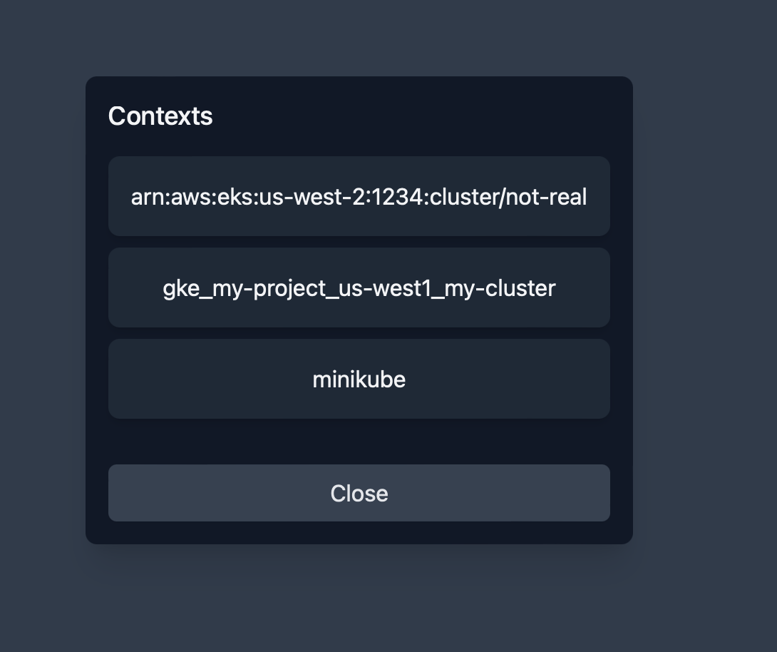 Cluster Selector