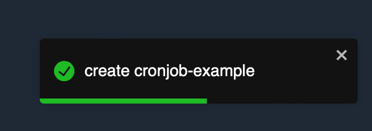 Notification Success